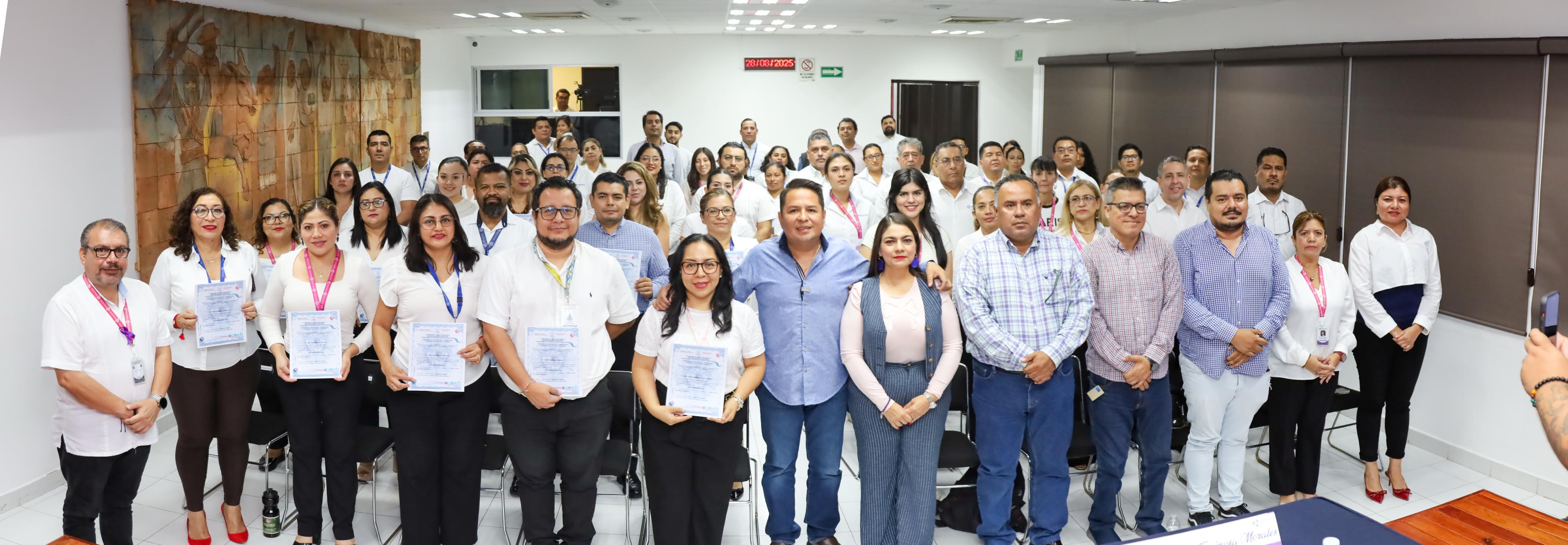 Icatech entrega constancias de capacitación al personal del Tribunal Electoral del Estado de Chiapas